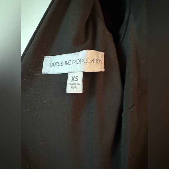 Dress the Population sequinned pattern bodycon dress with scoop back size Xs - Picture 4 of 9